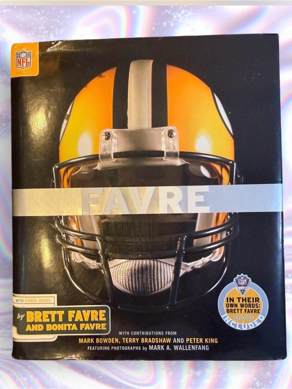 Brett Favre Hardcover Book with DVD In Their Own Words